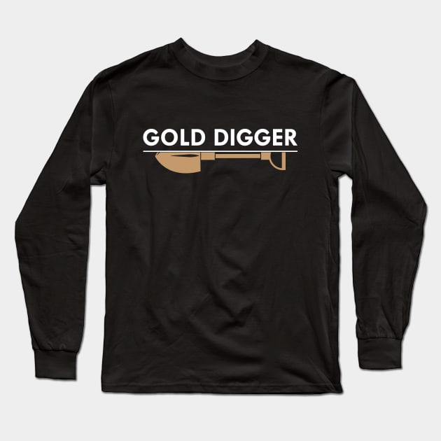 Gold Miner - Gold Digger Long Sleeve T-Shirt by KC Happy Shop